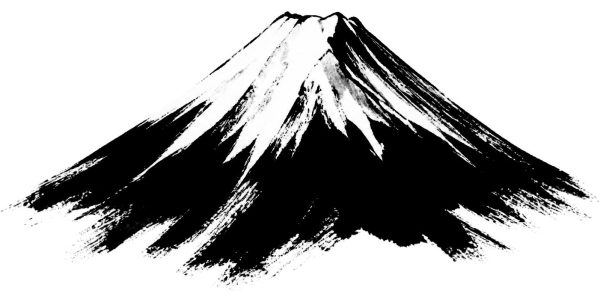 雪の富士
