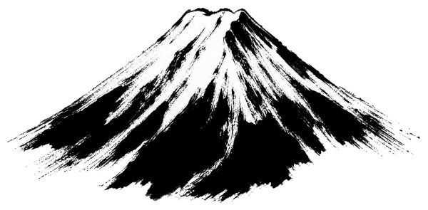 雪の富士
